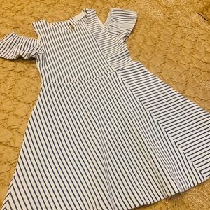 Girls Zara striped dress